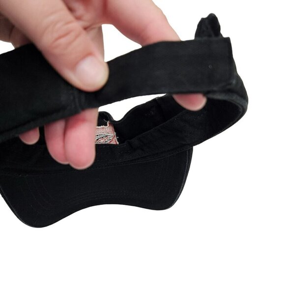 Southern Oregon University SOU The Raisers Sportsman Black Visor Hook Loop Strap - Picture 4 of 9